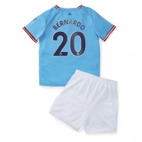 Manchester City Bernardo Silva #20 Fußballbekleidung Heimtrikot Kinder 2022-23 Kurzarm (+ kurze hosen)